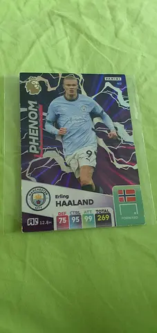 Erling Haaland Panini/Match Attax Football Trading Card - Phenom (Mint)