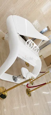 Luxurious White Ferrari Type Grand Piano Concert Type