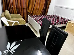 Fully Furnished Room with separate Bath for Executive bachelor in Khalidiya - Behind Etisalat