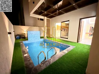🏡 Modern Villa for Sale in Al Bahia Ajman | 🛏️ 5 Master Bedrooms | 🌅 Rooftop + 2 Floors | ❄️ Central AC | 💰 10% Down Payment