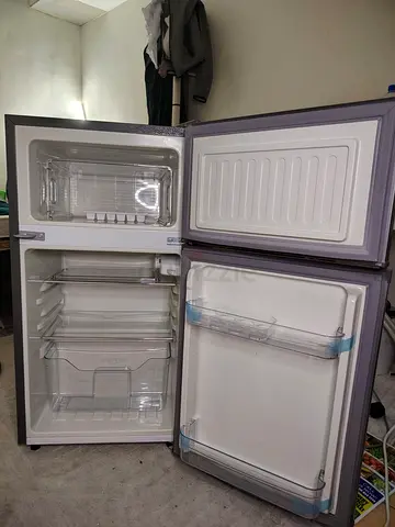 Compact double-door refrigerator with freezer - good condition