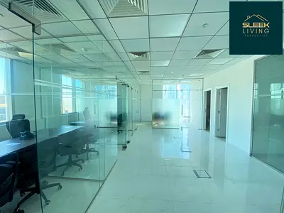 Ready Partition | Office with Balcony | Fully Fitted & Furnished