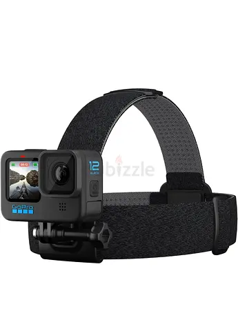 GoPro Hero 12-style Action Camera with Head Strap Mount (Good Condition)