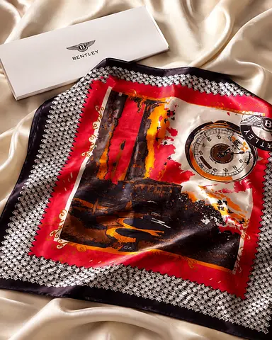 Bentley Collection Silk Scarf | Luxury Boutique Accessory