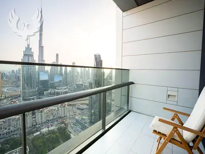 Balcony | Full Burj View | High Floor