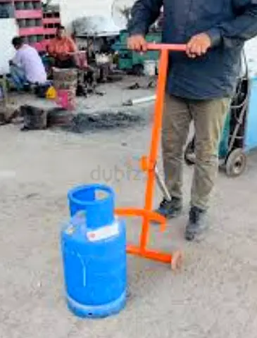 Portable LPG Gas Cylinder Trolley