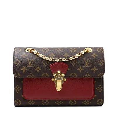Authentic Louis Vuitton Bicolor Monogram Victoria Bag