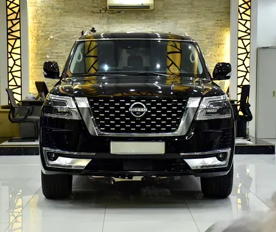 AED 2,875 EMi at 0% DP | Nissan Patrol Titanium ( 2023 Model ) in Black Color GCC Specs