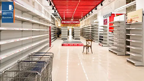 Fully Fitted Hypermarket in a Mall, High Footfall Area