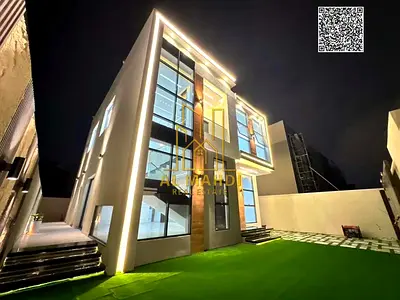 من المالك مباشرة فيلا 4 غرف ماستر + روف بالحليو 2 عجمان | مطبخ مجهز بالكامل | شامل توصيل الماء والكهرباء | تمويل عقاري متاح