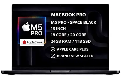 Macbook Pro M5 Pro 16” 24gb / 1tb - Apple Care Plus Brand New Sealed