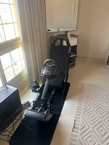 Logitech wheel with seat and shift