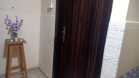 Master room with attached bathroom.