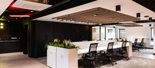 Delivering a modern HQ for Contact Marketing - All Furniture, Walls, Floor, Glass Partition - #B4510