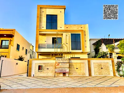 🏡 فيلا فاخرة للبيع في العامرة – عجمان | 🛏️ 6 غرف ماستر + روف + مسبح | 🧾 شامل رسوم التسجيل | 💰 مقدم 10% | تمويل عقاري