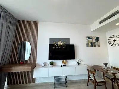 Furnished Studio | Bloom Tower B | Balcony | Desert & Skyline View