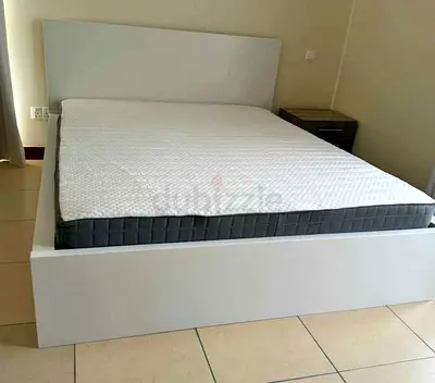 IKEA malam bed with mattress King size bed