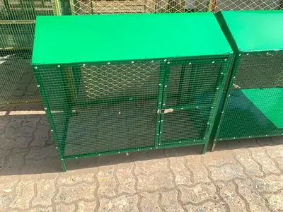 Green Metal Outdoor Rabbit/Small Animal Cage -