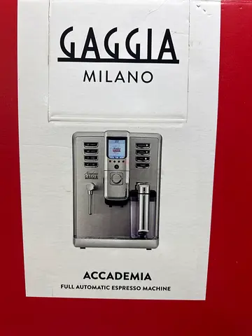 Gaggia Milano Accademia Fully Automatic Espresso Machine - Boxed