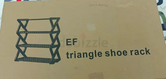 EF Triangle 4-Tier Shoe Rack (New in Box)