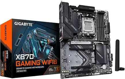 GIGABYTE X870 Gaming WIFI6 AM5 LGA 1718, ATX, DDR5, 3X M.2, PCIe 5.0, USB4, WiFi 6, 2.5GbE LAN, EZ-L