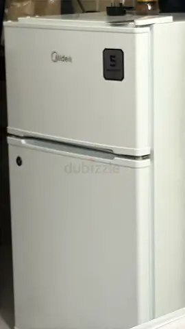 Midea 87L Top Freezer Mini Fridge — White, Good Condition