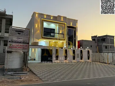 Modern villa in Al Amrah (directly next to the Azha project). Two floors plus a roof terrace, close to all amenities. Modern villa for sale in Al Amra