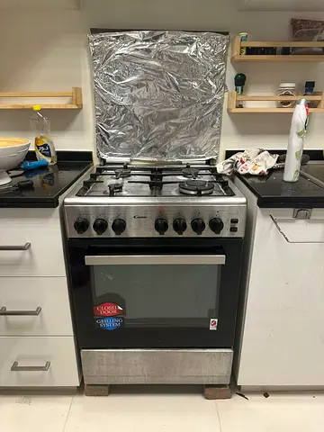 Candy 60 X 60 cm 4 Gas Burners Free Standing Gas Cooker, Inox - CGG64XLPG FREE DELIVERY +WARRENTY