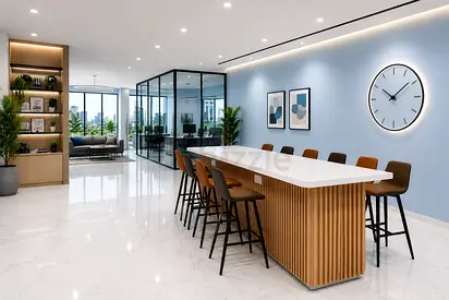 Modern High Table / Collaboration Meeting Table – Custom Made