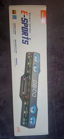 RECCI Wireless E-Sports Bluetooth Speaker with LED Display and Mechanical Keys (Model RY05)