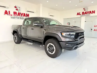 دودج رتم TRX رمادي / اسود خليجي RAM 1500 TRX V8 2022 - GCC Specs - Pristine Condition