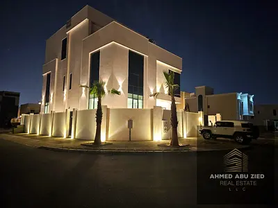 Luxury villa in Al Zahia, Ajman: 3 floors, 7 master rooms, maid’s room, living & hall, main kitchen