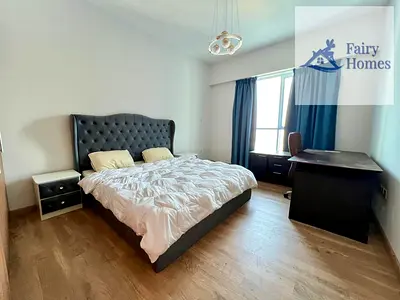 Furnished 3BR Apartment | Sulafa Tower | Marina & City Views | High-Floor Balcony