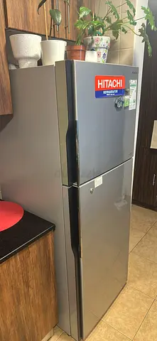 Hitachi 380l double door fridge