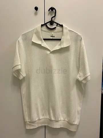 White Men T-Shirt Polo Style
