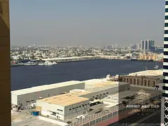 3-bedroom apartment with living room in Al Khor Towers, Rashidiya 1, featuring a sea view of Ajman