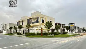Corner Villa on Two Streets for Sale in Ajman | 5 Master BR + Roof | Large Setback | Near Mosque | R