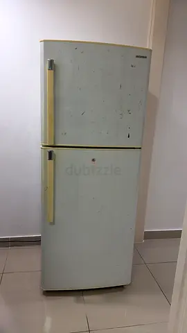Used double-door refrigerator (top freezer) - working condition