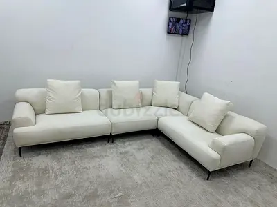 Perfect condition the loom collection lshape sofa