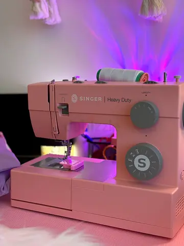 Singer Heavy Duty Sewing Machine - Light Pink, Excellent Condition, used only few times