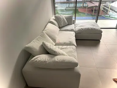 As perfect condition marina home feather 🪶 filled sofa