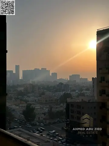 شقة غرفتين وصالة للإيجار في أبراج راشدية مع شرفة