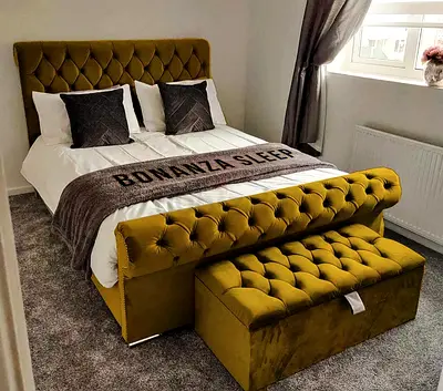 Brand New Luxurious Design Bedframe - King Size - Fully Custom Made - UAE Sharjah Manufactured