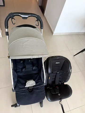 Stroller and car seat, suitable from newborn up to 3 years old