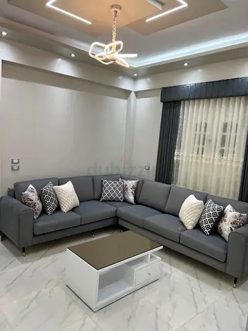 Grey L-Shaped Sectional Set