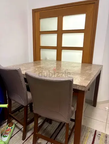 Table and chairs