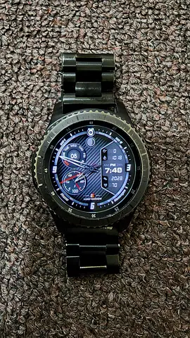 Samsung Galaxy Watch (black) with metal strap - good condition