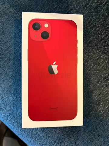 Apple iPhone 13 Red 128 GB with charger headphone and box