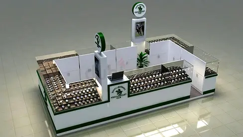 Luxury kiosk design