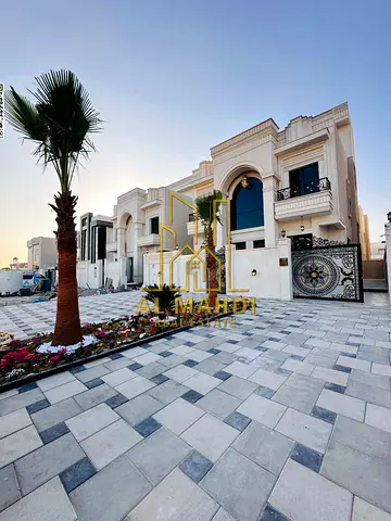Luxury Villa for Sale in Al Helio 1 – Ajman | 6 Master Bedrooms + 2 Living Rooms | Main Road | Super Deluxe | Direct from Owner | 10% Down Payment
